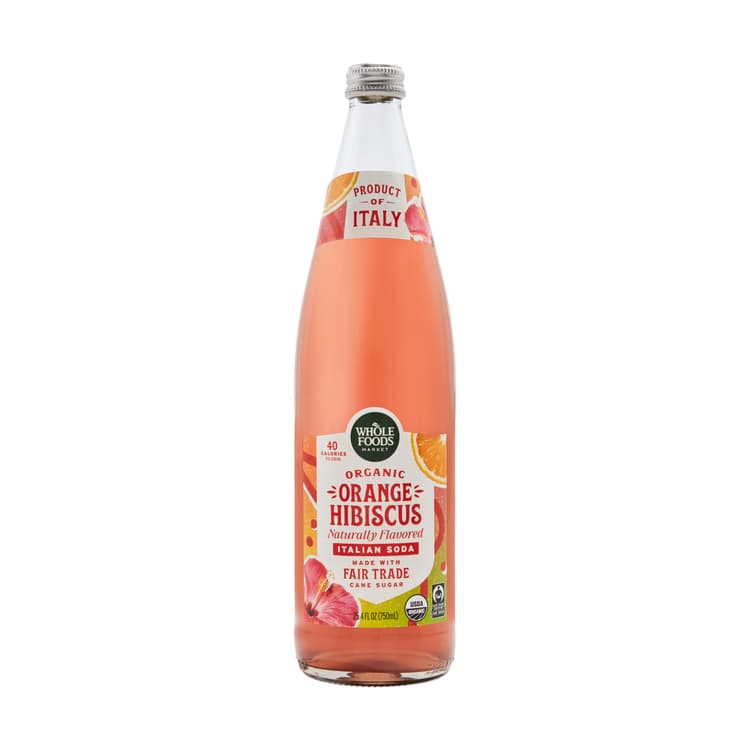 Whole Foods Market Organic Orange Hibiscus Italian Soda