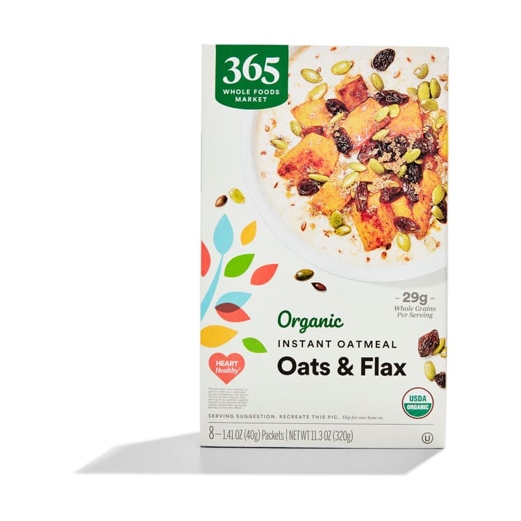 365 By Whole Foods Market Organic Instant Oats And Flax