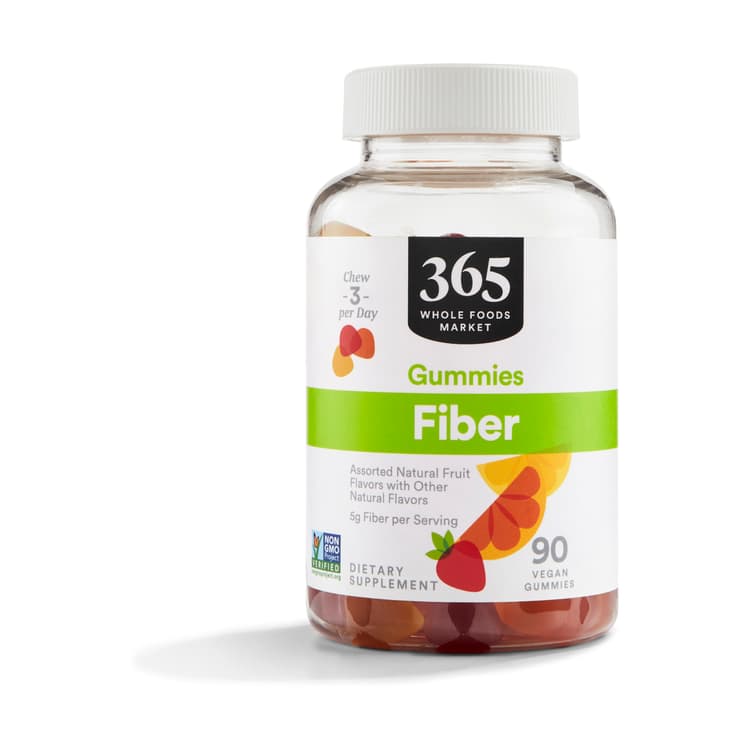 365 Whole Foods Market Fiber Gummies - 90 Vegan Gummies