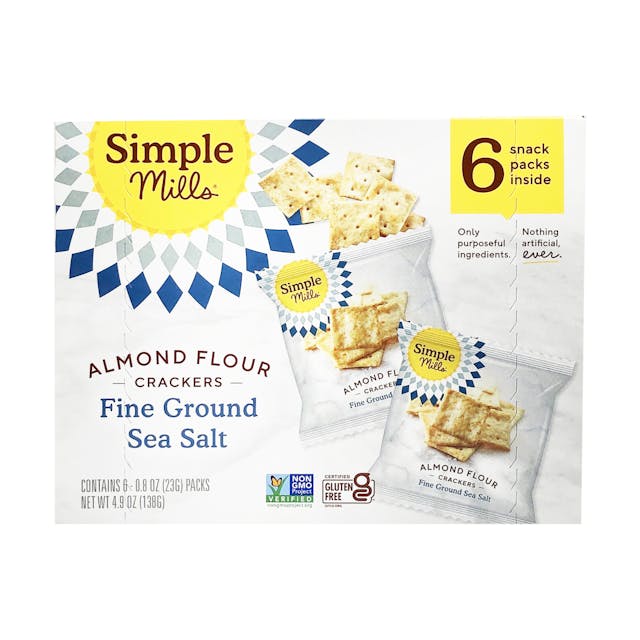 Is it Vegan? Simple Mills Fine Ground Sea Salt Almond Flour Crackers Snack