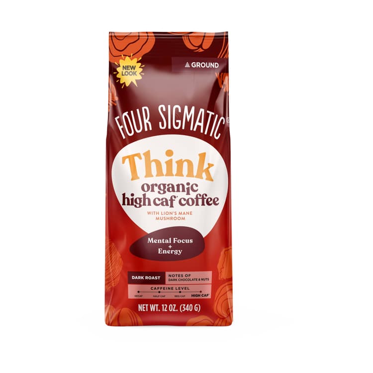 Four Sigmatic Think Ground Coffee With Lion'S Mane Mushrooms High Caffeine