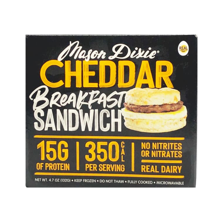 Mason Dixie Biscuit Co. Cheddar Sausage Breakfast Sandwich