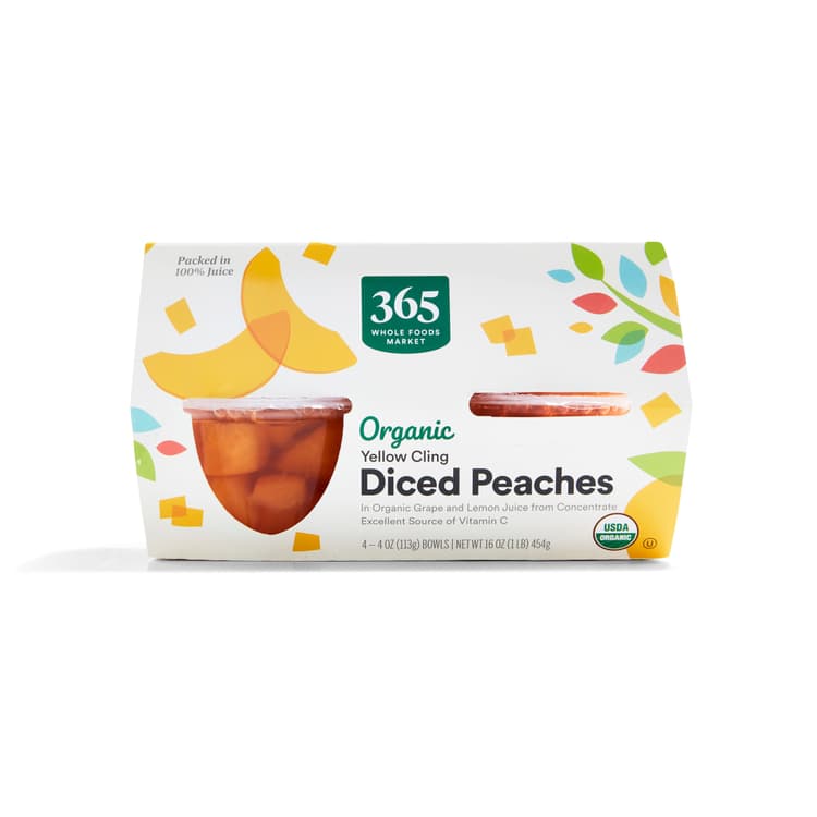 365 By Whole Foods Market Organic Diced Peaches