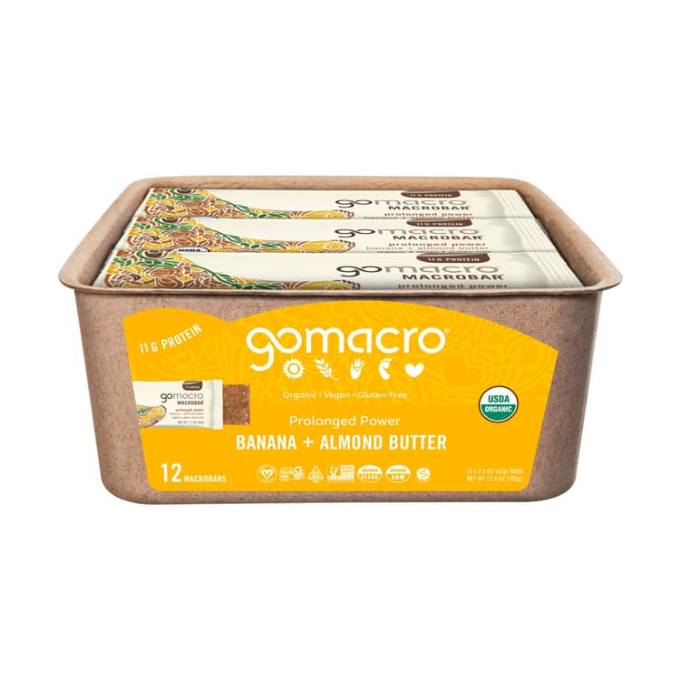 Prolonged Power Banana + Almond Butter Macrobar - Low Fodmap Certified