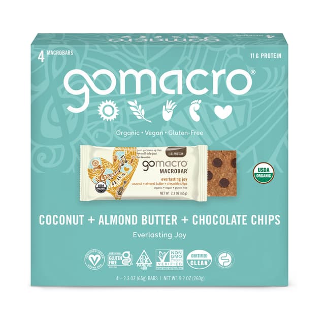 Is it Low Iodine? Gomacro Organic Coconut Almond Butter Chocolate Chip Bars