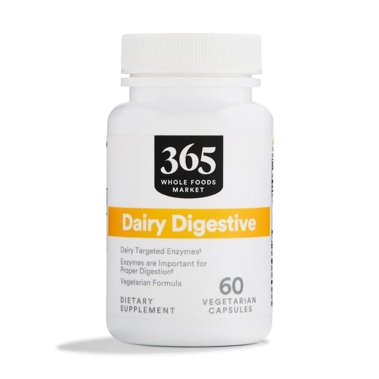 365 By Whole Foods Market Dairy Digestive Enzymes, 60 Vegetarian Capsules