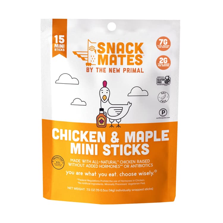 The New Primal Snack Mates Sticks, Chicken & Maple, Value