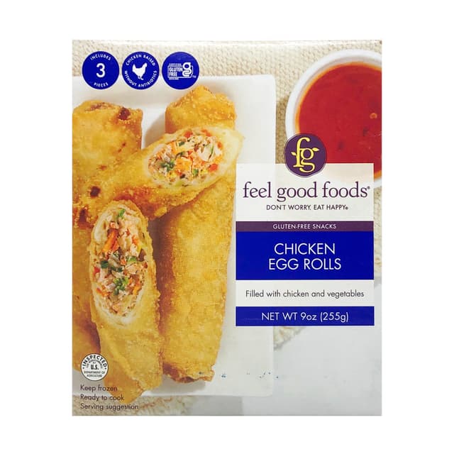Is it Cinnamon Free? Feel Good Foods Gluten Free Chicken & Vegetable Egg Rolls