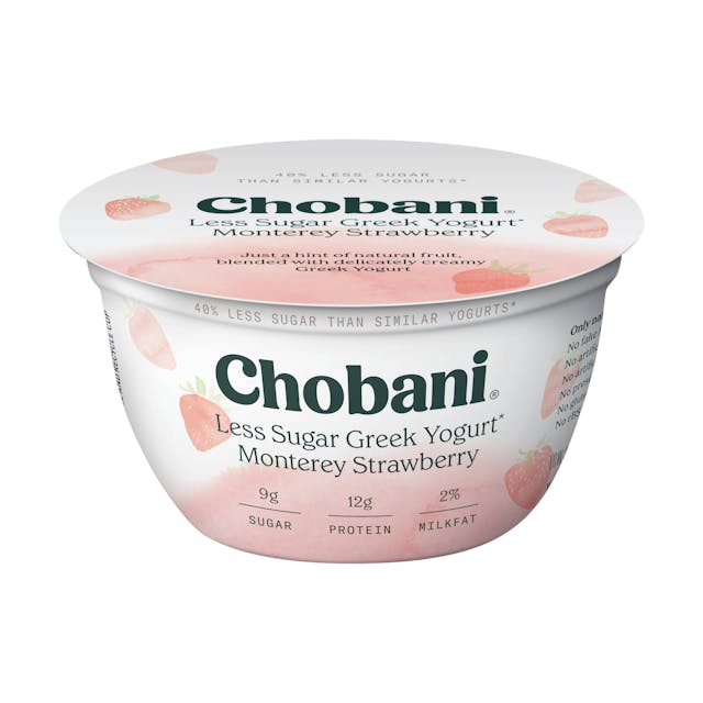 Is it Vegan? Chobani Monterey Strawberry Less Sugar Greek Yogurt