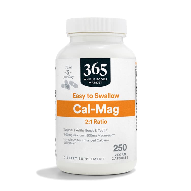 365 By Whole Foods Market Supplements - Minerals, Cal-Mag 2:1 Ratio, 250 Vegan Capsules