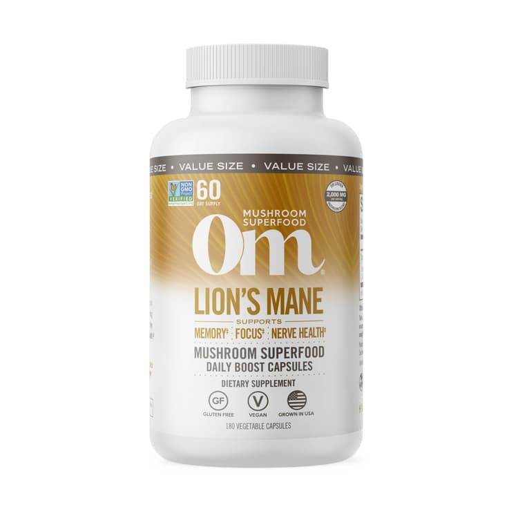 Lion'S Mane Mushroom Superfood, 180 Vegetable Capsules