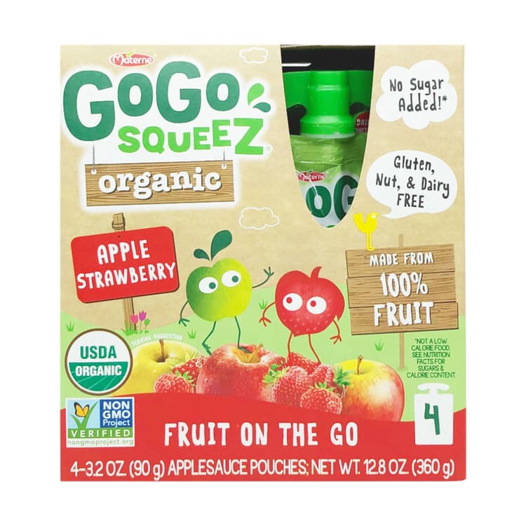 Gogo Squeez Organic Apple Strawberry
