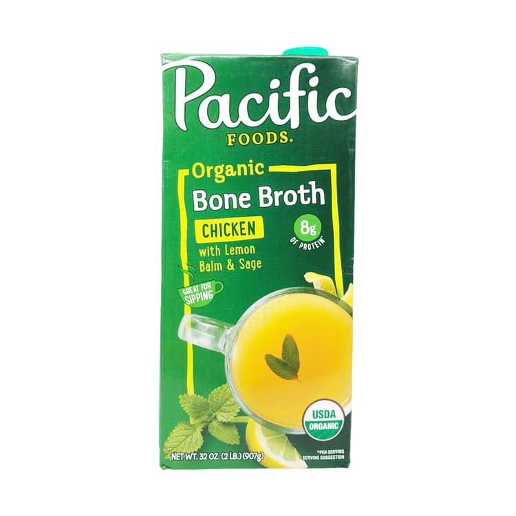Pacific Foods Organic Lemon Balm & Sage Chicken Bone Broth