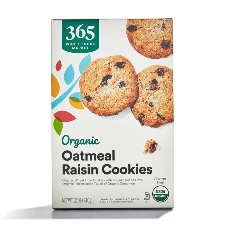 365 By Whole Foods Market Organic Cookies, Oatmeal Raisin