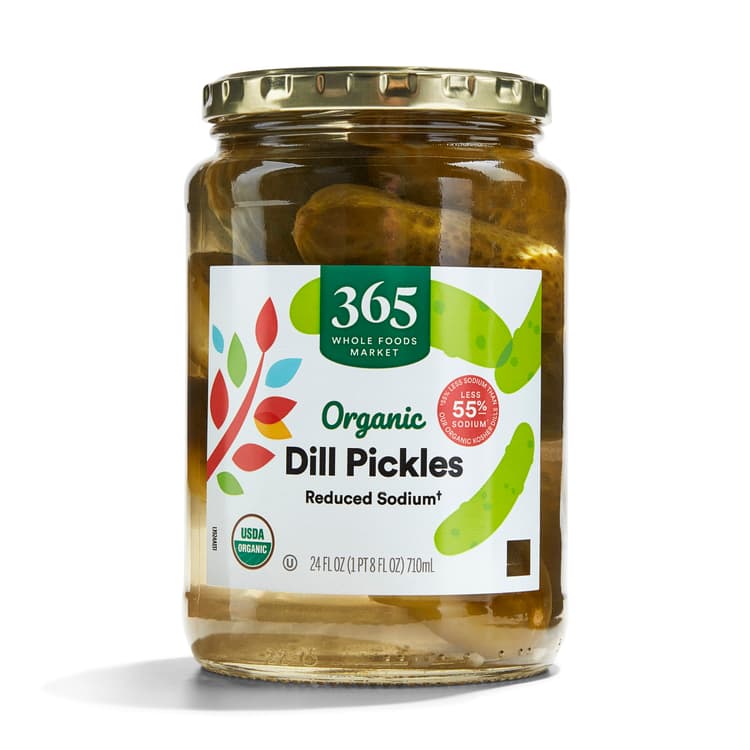 365 By Whole Foods Market Organic Shelf-Stable Pickles Dill - Reduced Sodium