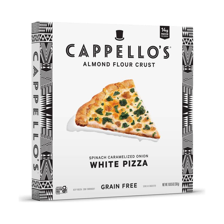Cappello'S Almond Flour Crust Spinach Caramelized Onion White Pizza