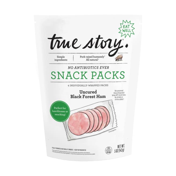 True Story Uncured Black Forest Ham Snack
