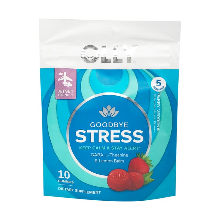 Olly Goodbye Stress - Trial & Travel, 10 Gummies