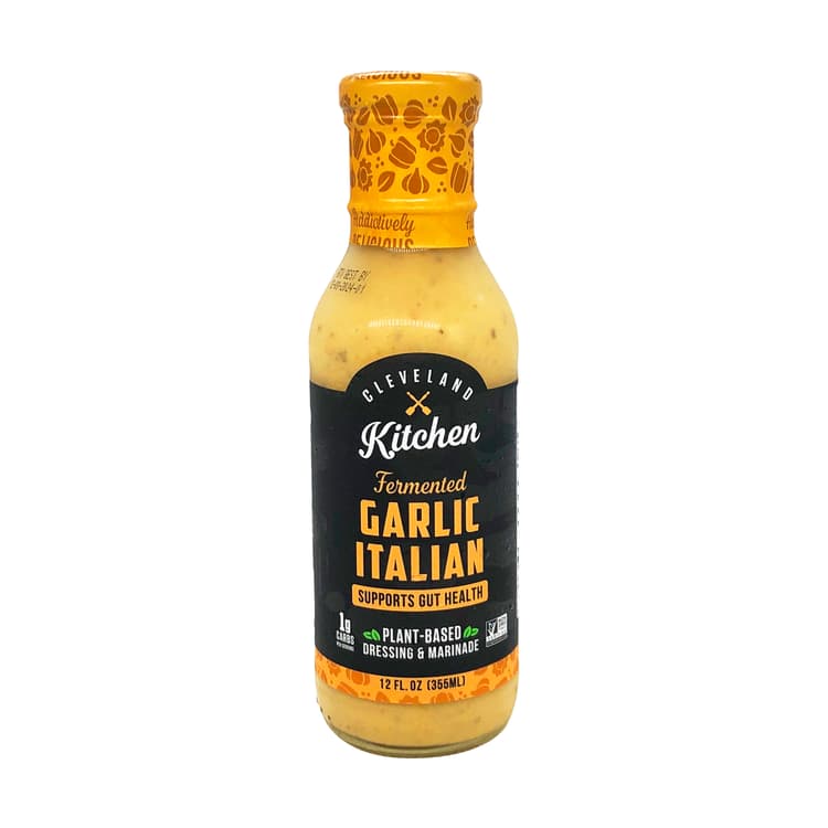 Cleveland Kitchen Fermented Garlic Italian Plant-Based Dressing & Marinade
