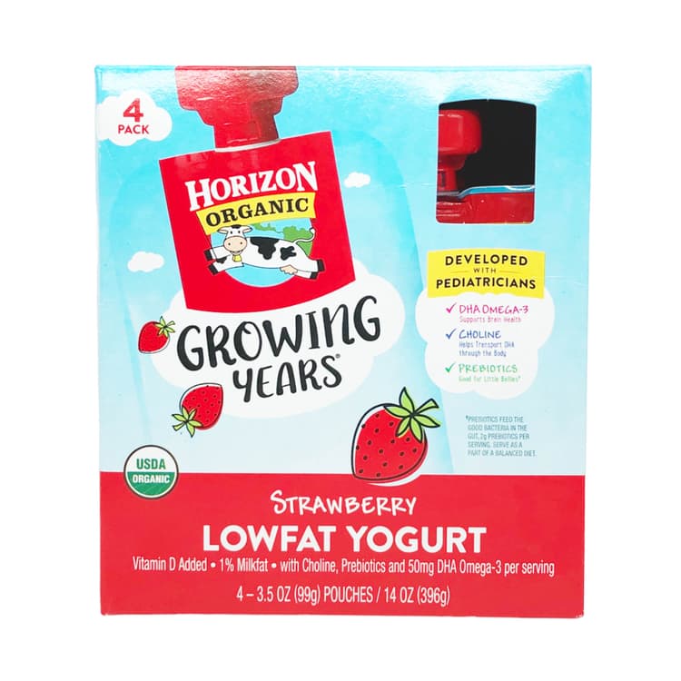 Horizon Organic Strawberry Lowfat Yogurt Pouch