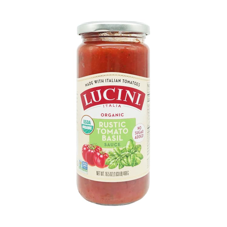 Lucini Organic Rustic Tomato Basil Pasta Sauce