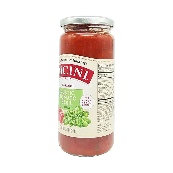 Lucini Italia Organic Rustic Tomato Basil Sauce