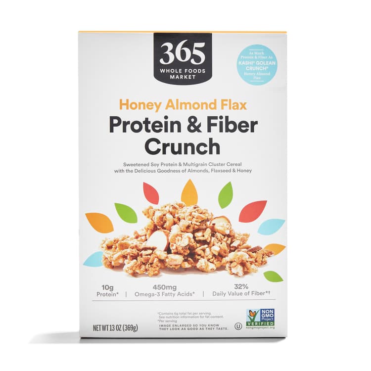 365 By Whole Foods Market Cereal, Protein & Fiber Crunch Honey Almond Flax