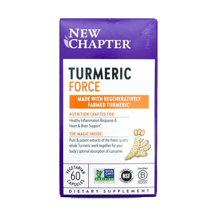 New Chapter Turmeric Force Capsules, 60 Vegetarian Capsules
