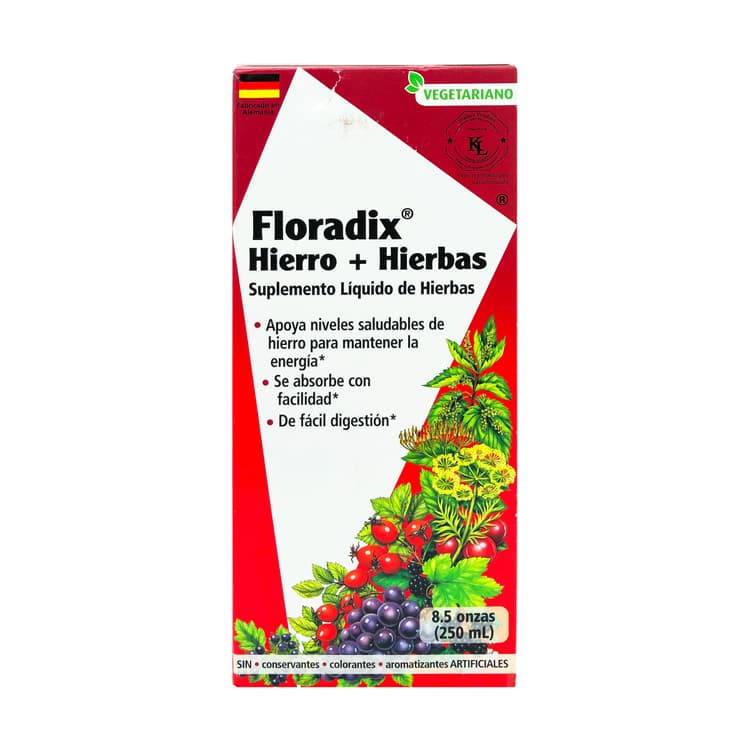 Salus Haus Floradix Iron + Herbs Liquid Herbal Supplement