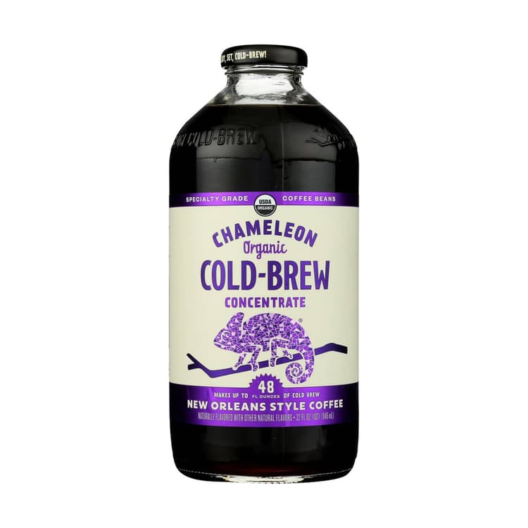 Chameleon Cold-Brew Organic New Orleans Style Cold Brew Coffee Concentrate