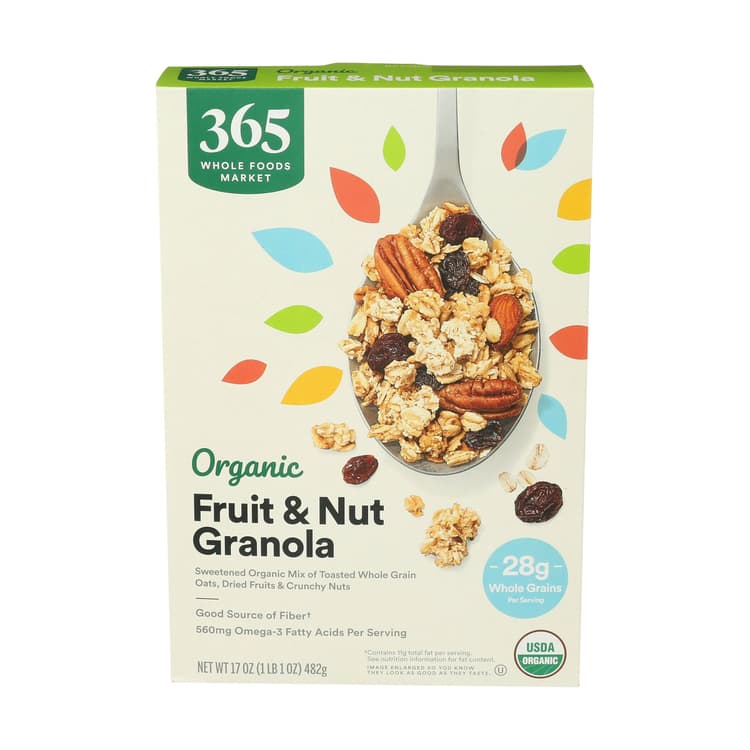 365 By Whole Foods Market Organic Granola Fruit And Nut