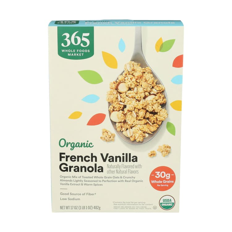 365 Whole Foods Market French Vanilla Granola Organic