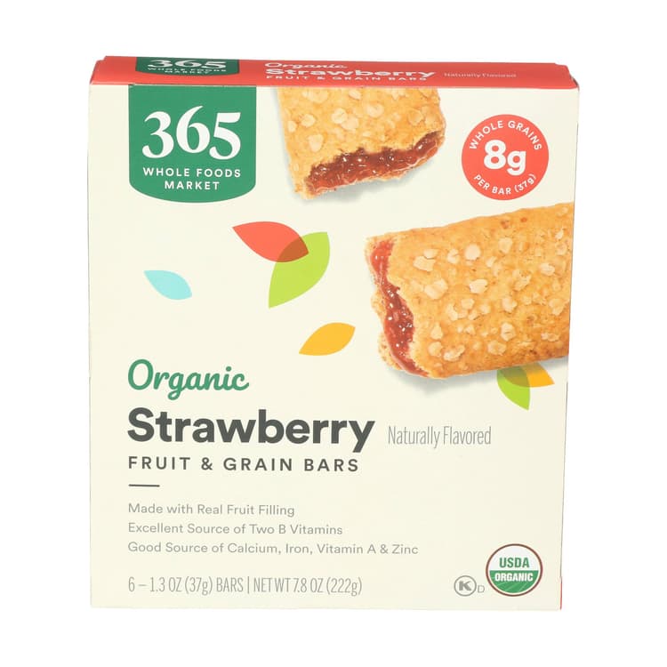 365 By Whole Foods Market Organic Strawberry Cereal Bar