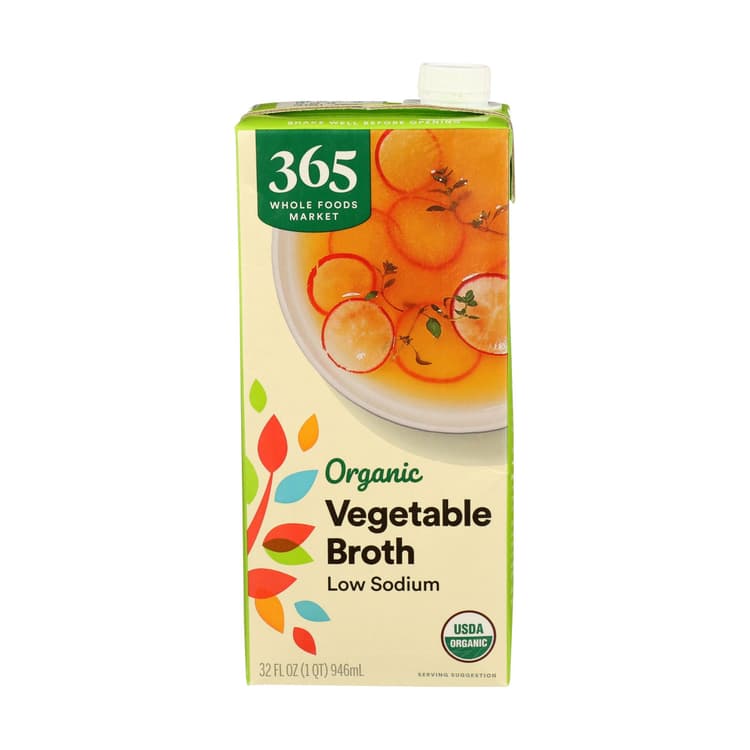 365 By Whole Foods Market 365 Organic Vegetable Broth Low Sodium