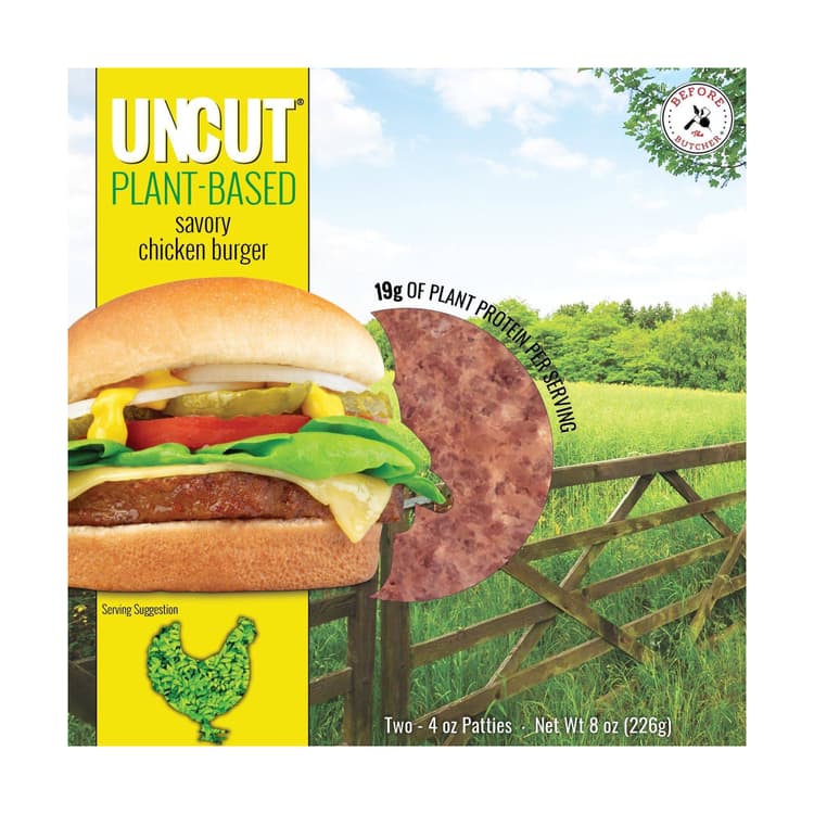 Uncut Savory Chicken Plant-Based Burger