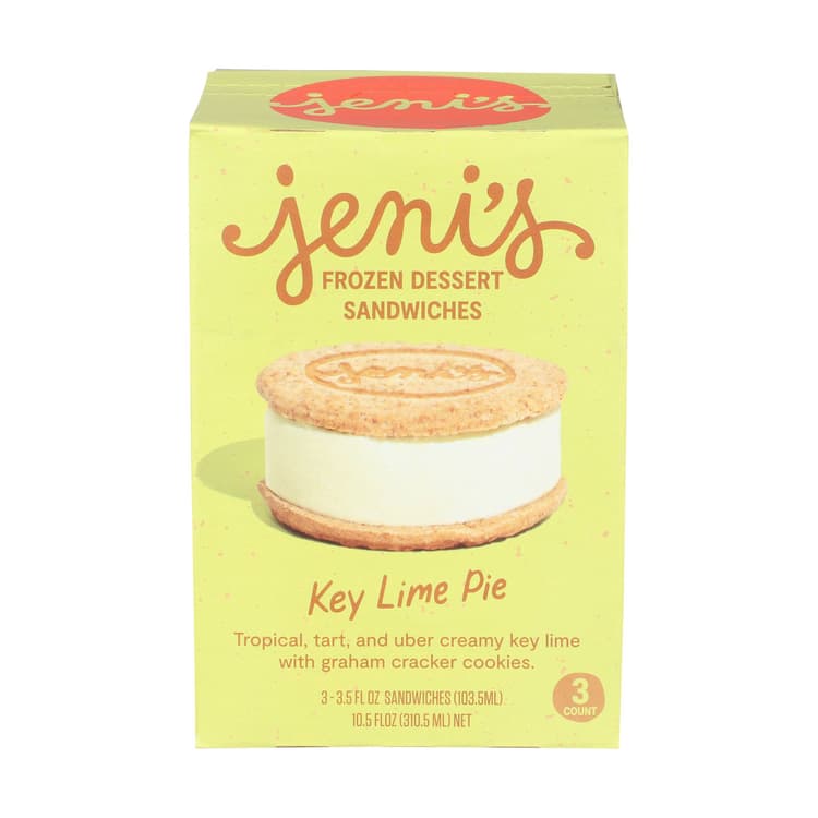 Jenis Splendid Ice Cream Jeni'S Ice Cream - Key Lime Pie Dessert Sandwiches