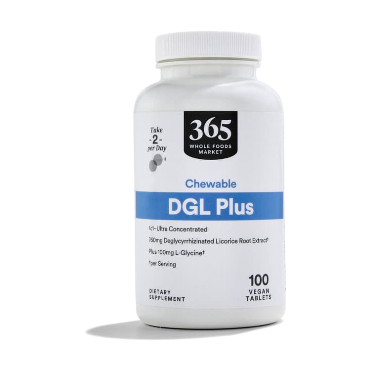 365 By Whole Foods Market Dgl Plus Chewable Tablets, 100 Vegan