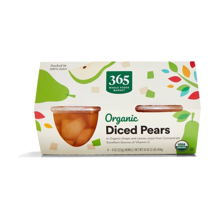 365 By Whole Foods Market Organic Diced Pears
