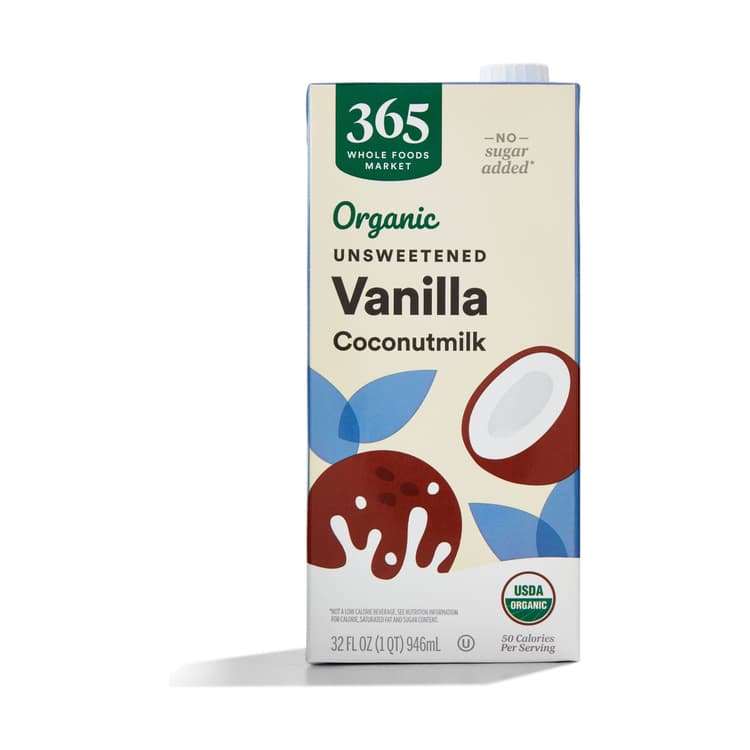 365 Whole Foods Market Organic Unsweetened Vanilla Coconutmilk