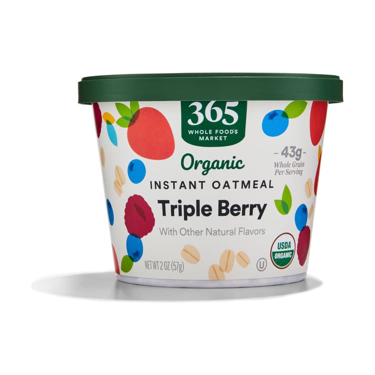 365 Whole Foods Market Organic Triple Berry Instant Oatmeal