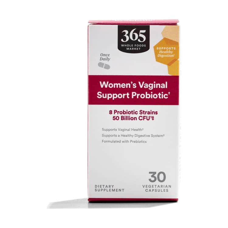 365 By Whole Foods Market Women'S Vaginal Support Probiotic 50 Billion, 30 Vegetarian Capsules