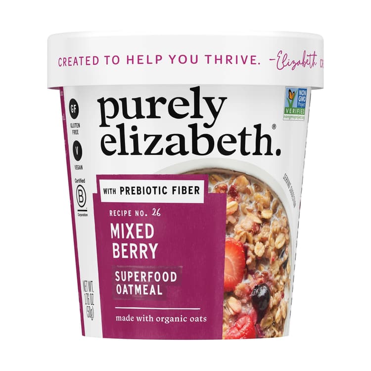Purely Elizabeth Recipe No. 26 Mixed Berry Superfood Oatmeal