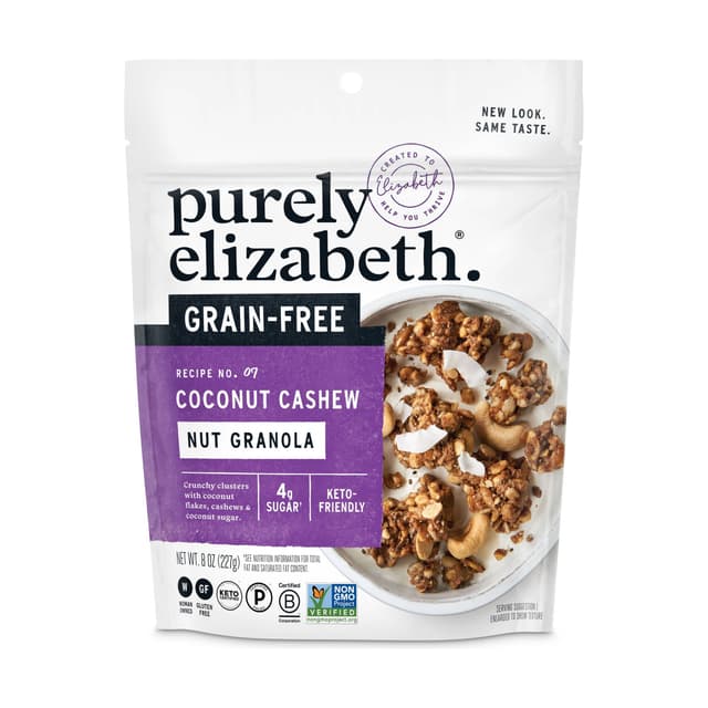 Is it Ginger Free? Purely Elizabeth Coconut Cashew Grain-free Granola