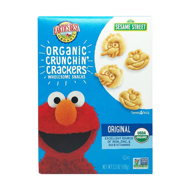 Earth'S Best Organic Organic Original Sesame Street Crackers
