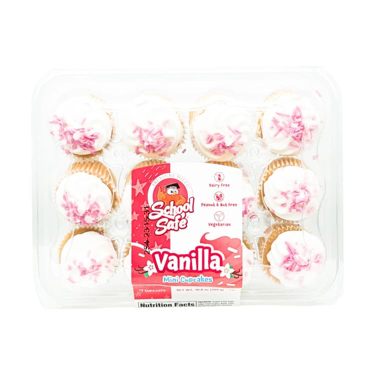 Treasure Mills Vanilla Winter Mini Cupcakes