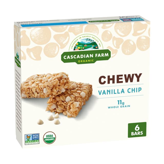 Is it High Fructose Corn Syrup Free? Cascadian Farm Organic Vanilla Chip Chewy Granola Bars