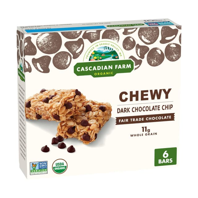 Is it Vegetarian? Cascadian Farm Organic Chocolate Chip Chewy Granola Bars
