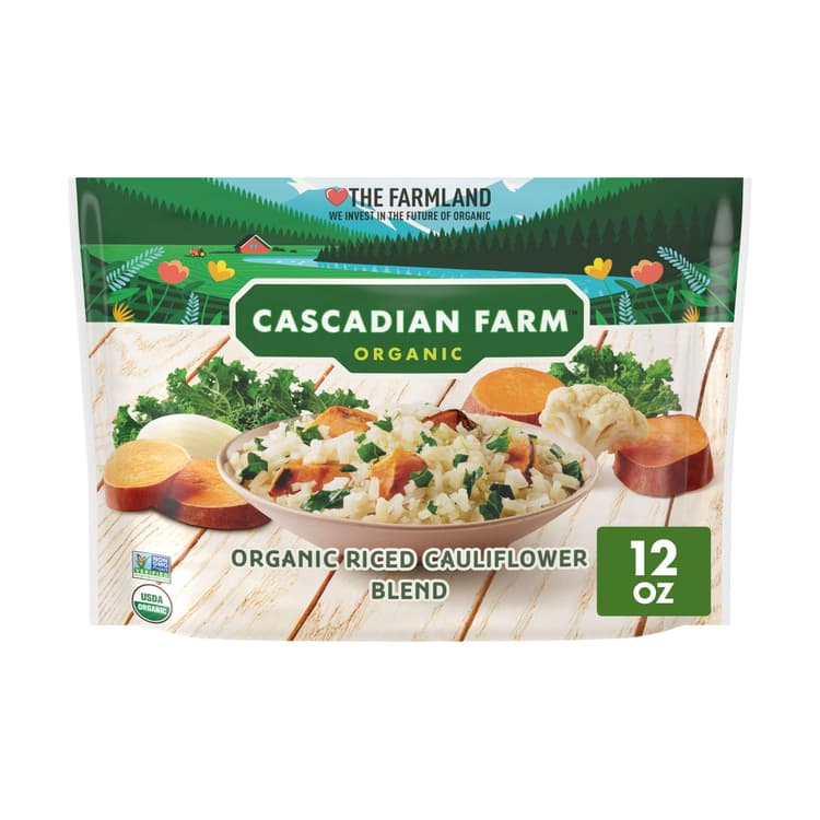 Cascadian Farm Organic  Riced Cauliflower Blend With Roasted Sweet Potatoes, Onions & Kale