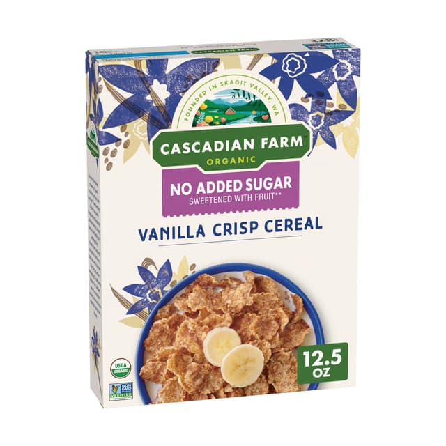 Is it Shellfish Free? Cascadian Farm Organic Vanilla Crisp Cereal