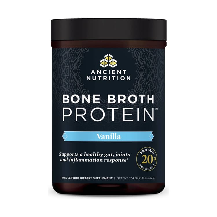 Ancient Nutrition Bone Broth Protein Vanilla 20Srv
